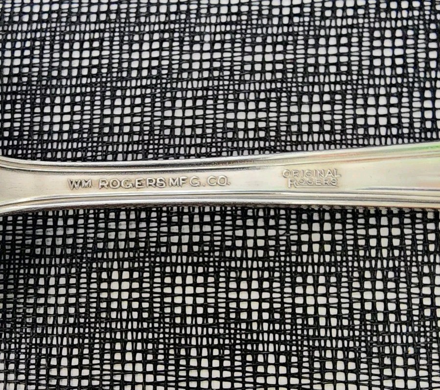 ✅️ WM ROGERS ART DECO c1934 LAUREL AKA HELENE PTRN SILVERPLATED TOMATO SERVER🍅