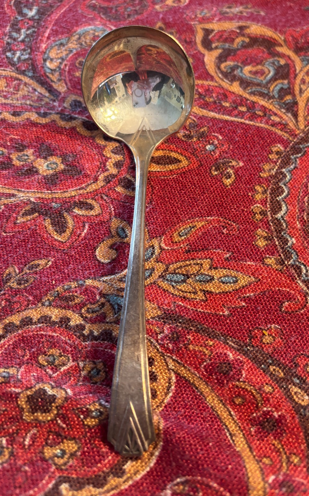 Vintage Community Plate Art Deco Deauville Gravy ladle 6″