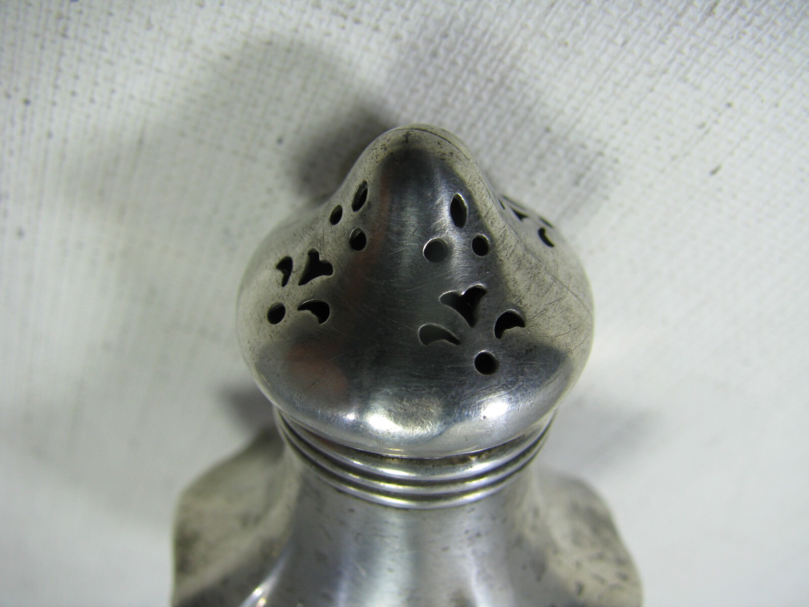 Set of Two Sterling Silver Gorham A8398 Individual Salt & Pepper Shakers