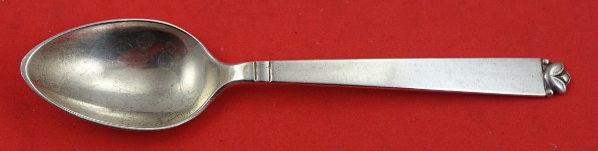 Oak Leaf By Old Newbury Crafters Sterling Silver Teaspoon Spalding & Co 6 1/8″