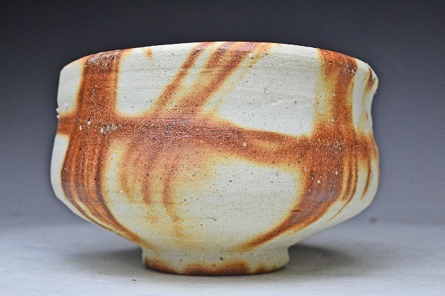 Traditional Pottery Japanese Bowl Chawan Tawara Moeko w/Box Japan Antique W5inch