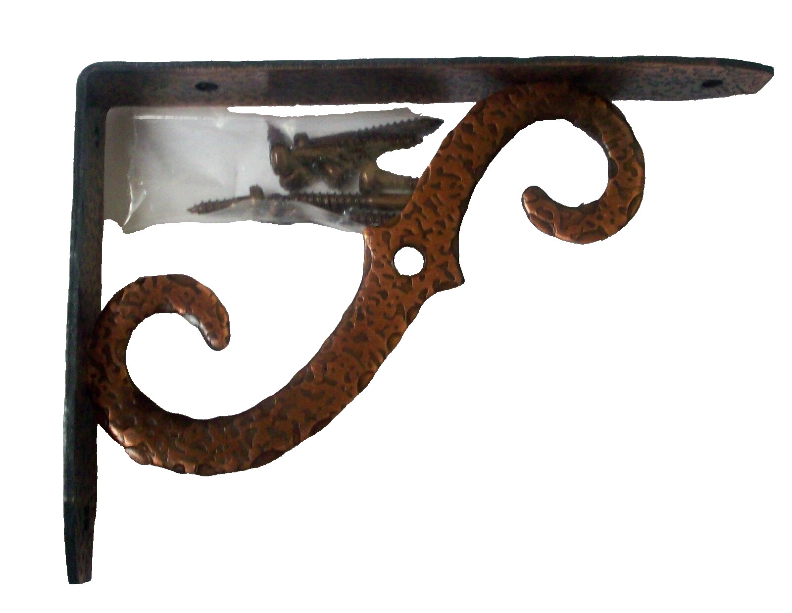Pair Hager Vintage Ornamental Flower Birdhouse Plants Shelf Brackets 3″ x 4″
