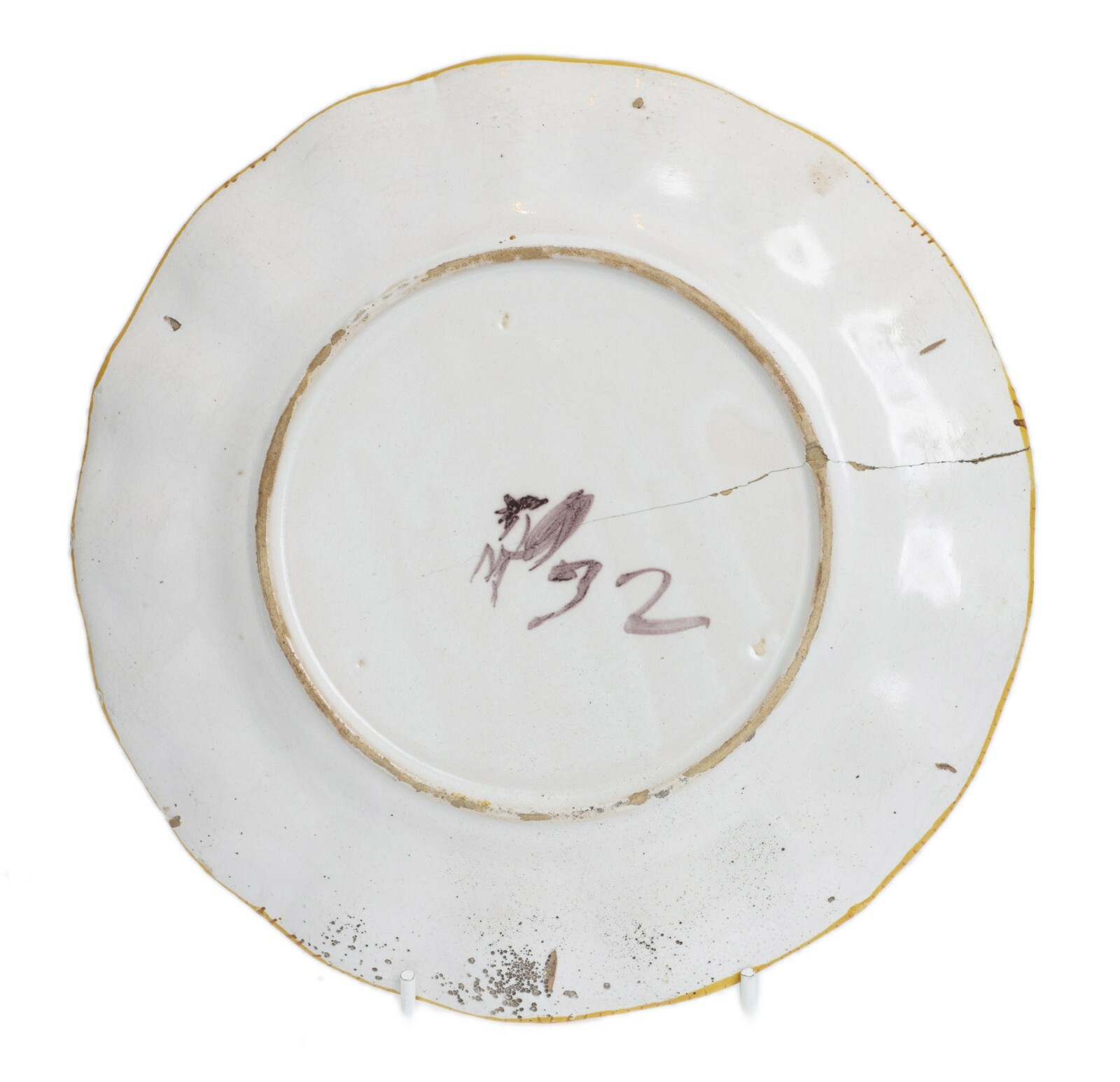 Antique Cantagalli Italian Maiolica Glaze Botanical Pottery Plate – Olives