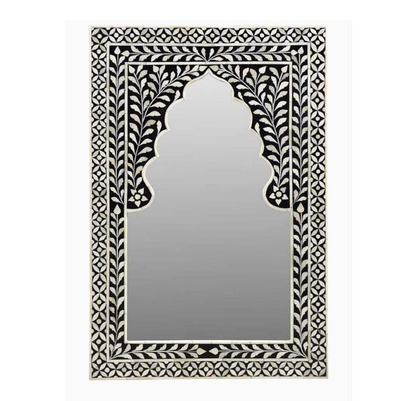 Bone inlay Traditional Floral mirrors Frames , Hand Made, Wall Mirrors