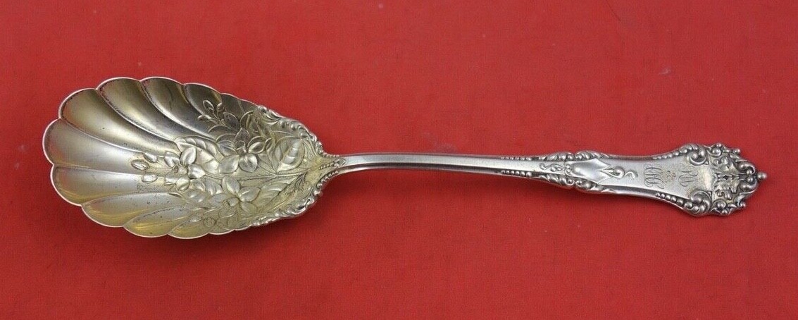 La Touraine by Reed and Barton Sterling Silver Preserve W/Flowers in Bowl 6 7/8″