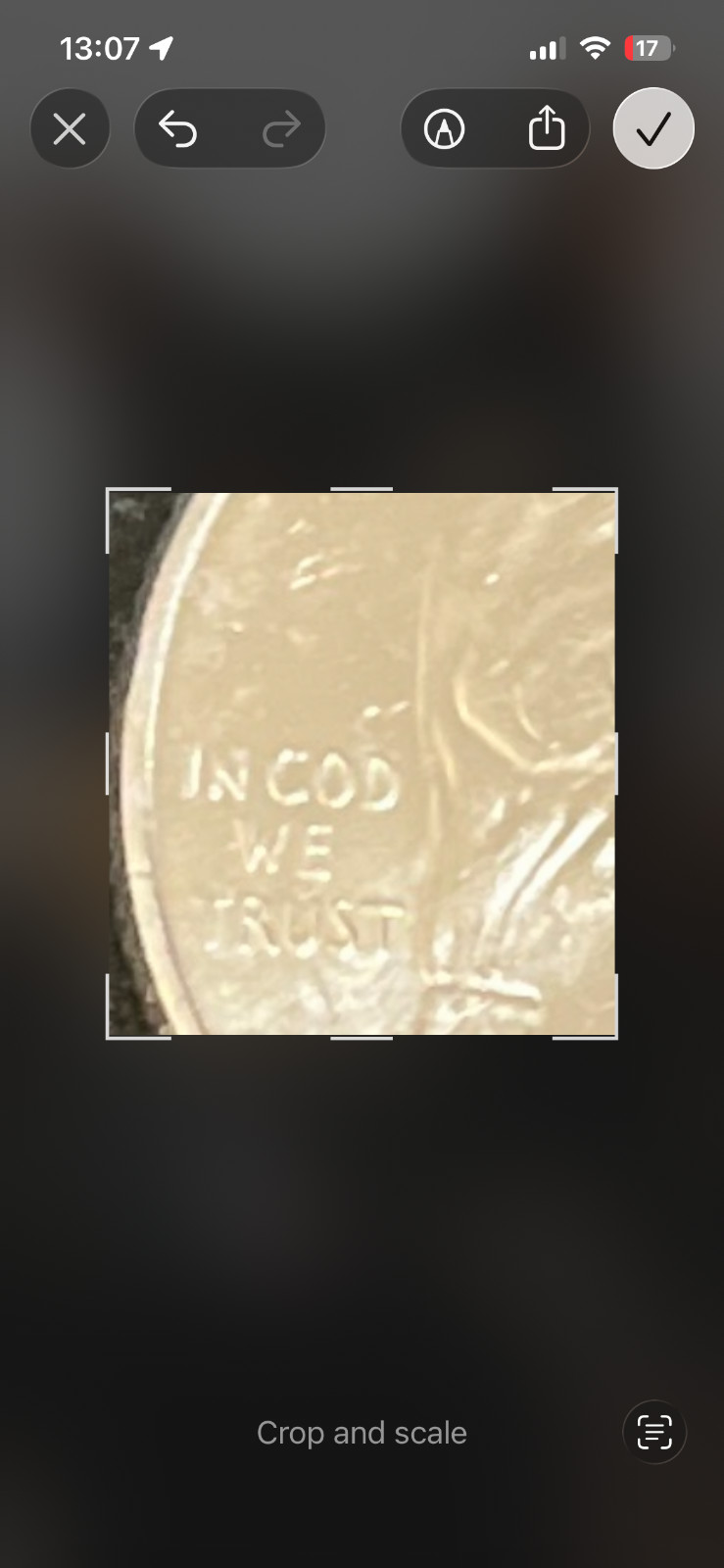 2024 Hope P Quarter “In Cod We Trust” ERROR