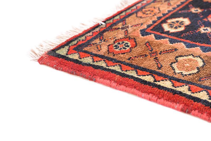Geometric Tribal Bright Turkish 4′ 9″ x 7′ 3″ Red Area Rug