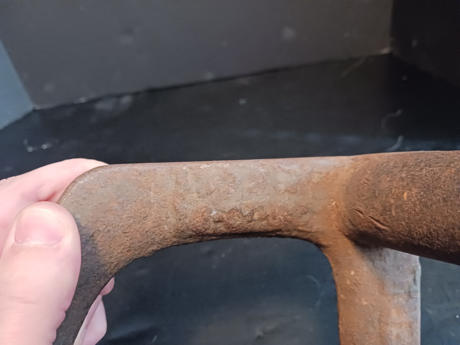 Vintage Cast Iron Shoe Anvil Boot Cobbler Repair Tool Register Brand 2 Horn