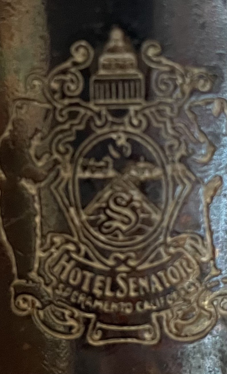 Goblet Antique Reed & Barton Silver Soldered Plated 1931 Senator Hotel Chalice