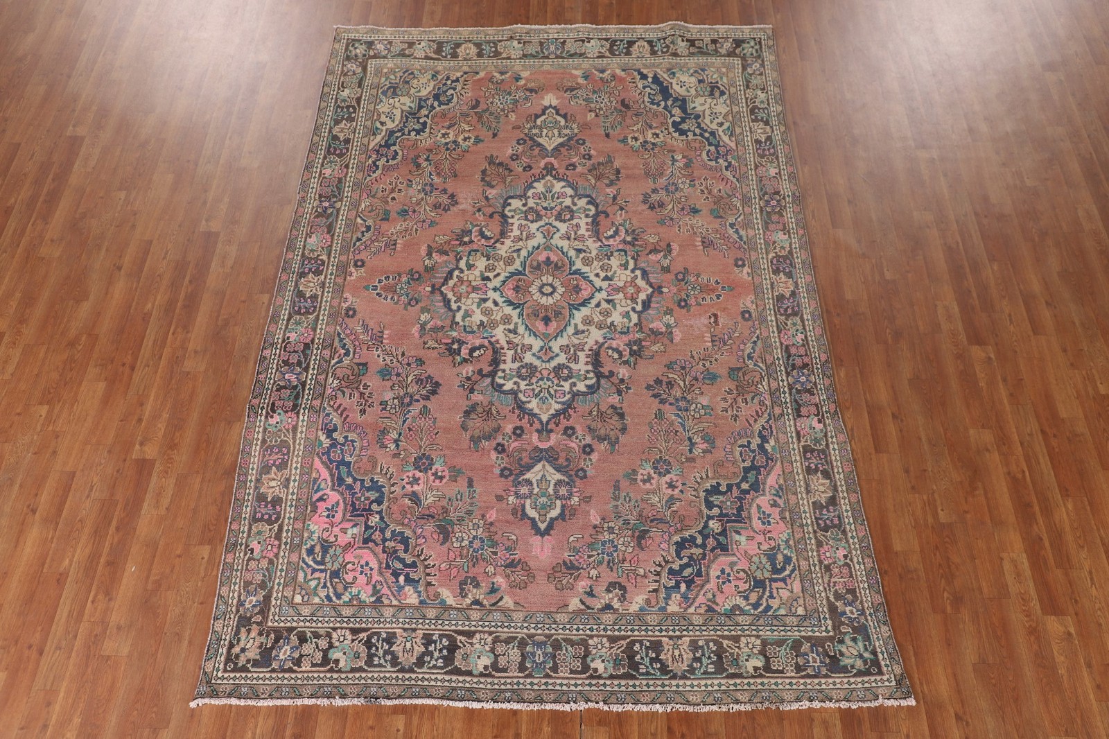 Vintage Living Room Area Rug 7×10 Medallion Traditional Handmade Classic Carpet