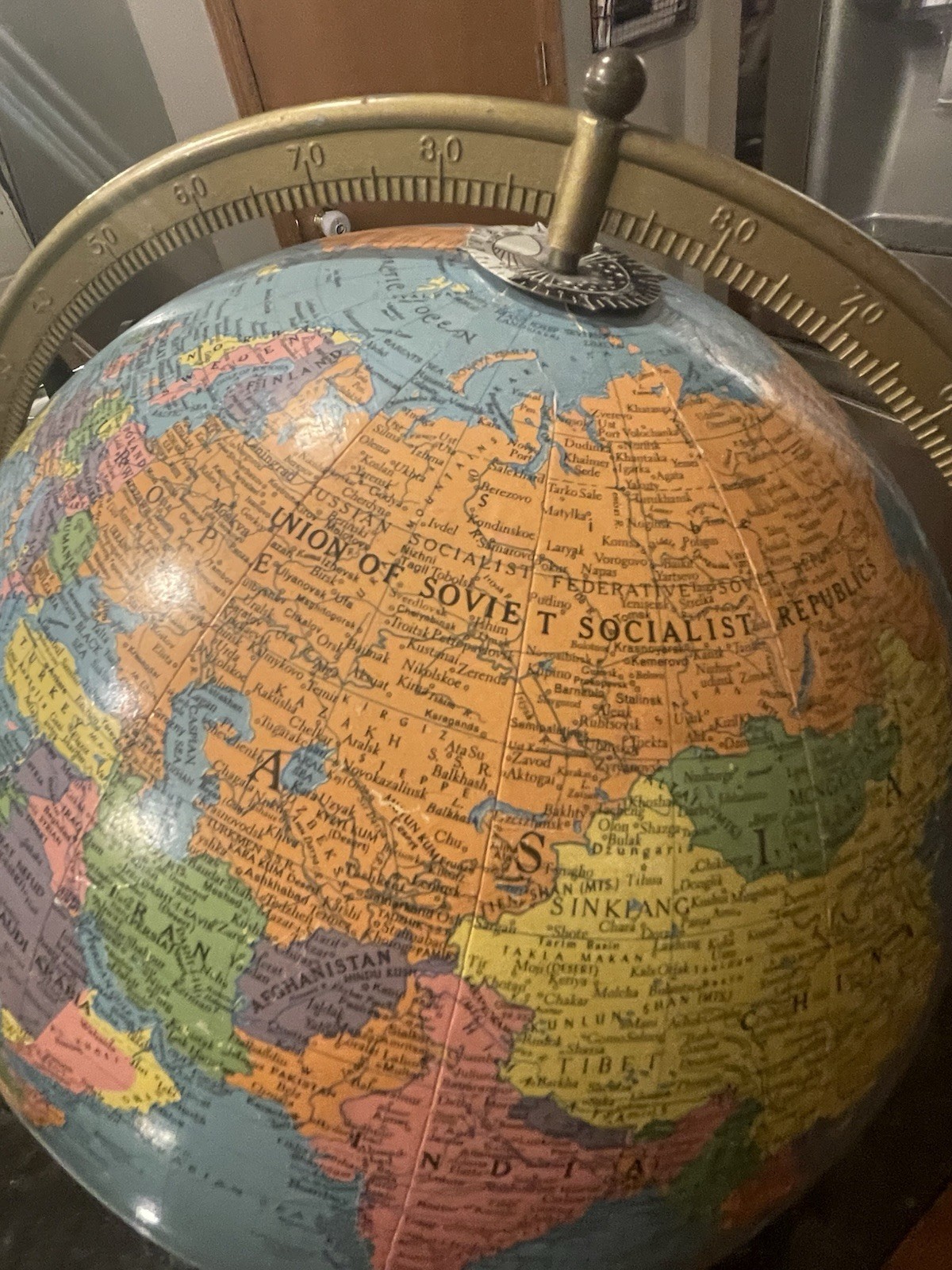 Vintage Replogle Reference Legend 12 inch Globe