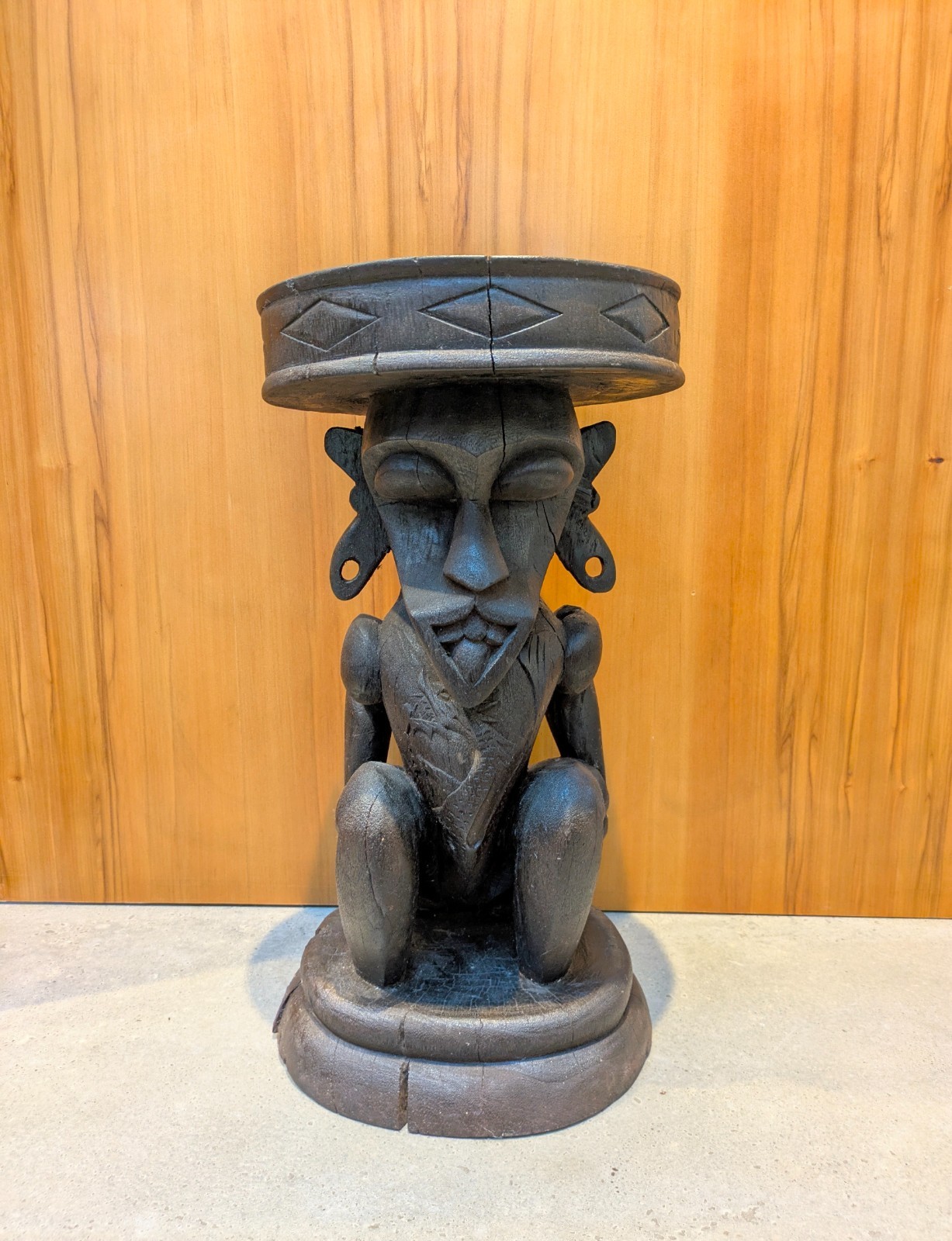 1940s-50s Borneo Ancestral Wood Stool | Dayak Tribe