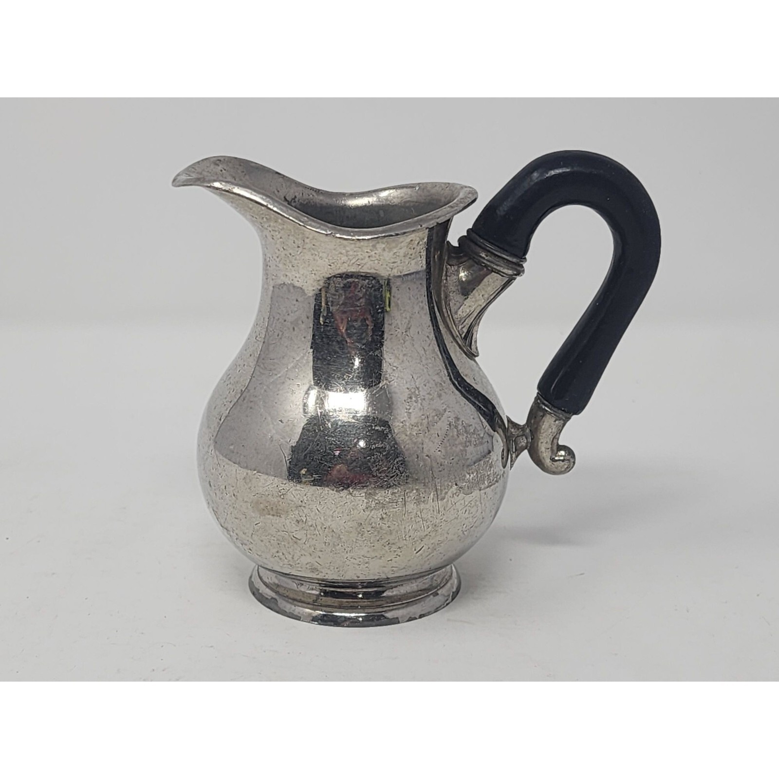 Vintage Gerhardi&Co Creamer 1574 1 Silver Plated Creamer With Rubber Handle