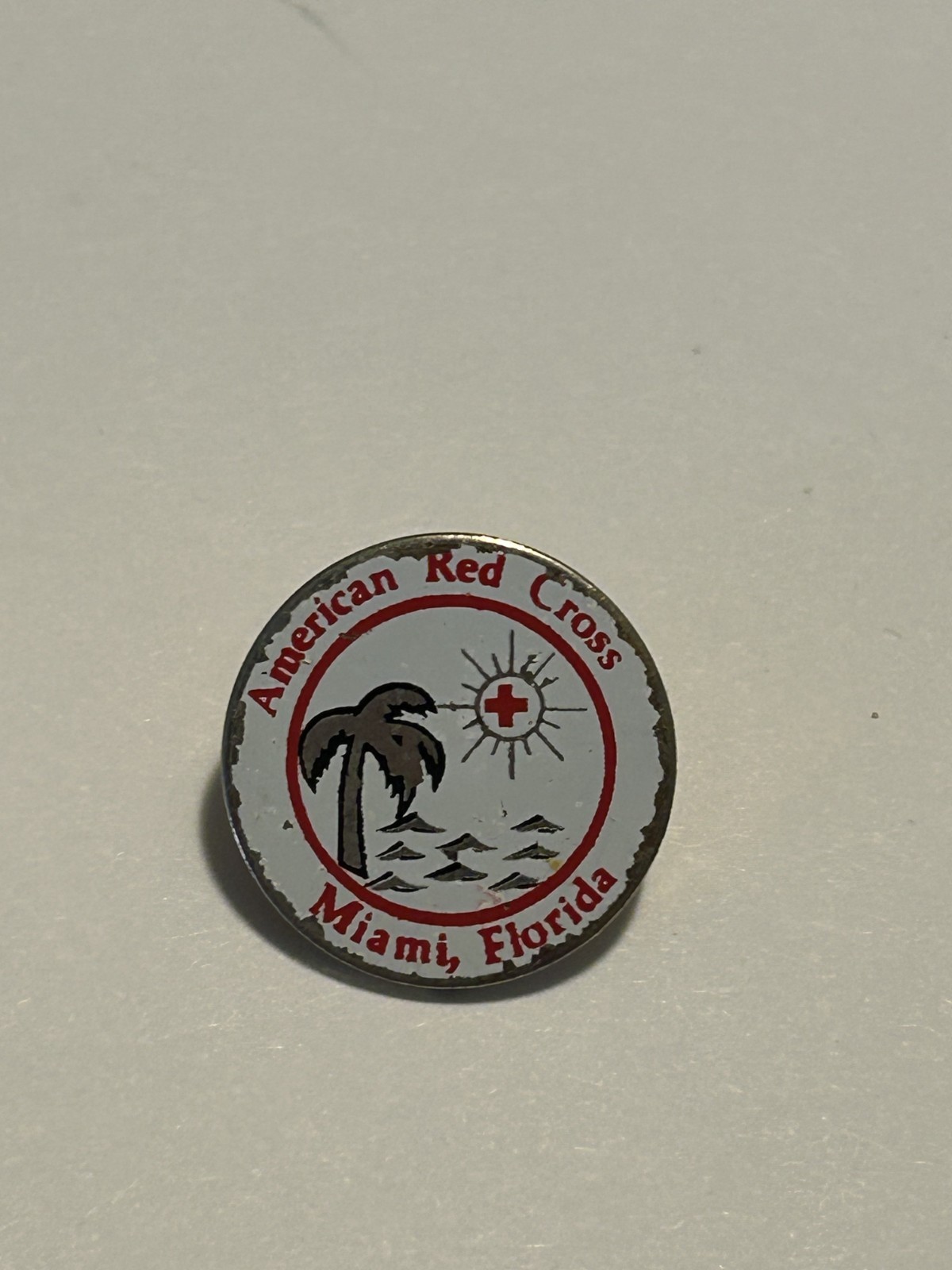 Florida American Red Cross Chapter Pin – 1982, Dade County Chapter, Miami