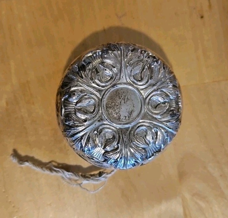 Antique Vintage Victorian Toy LSM 925 Sterling Silver Case Yo Yo Steel Body