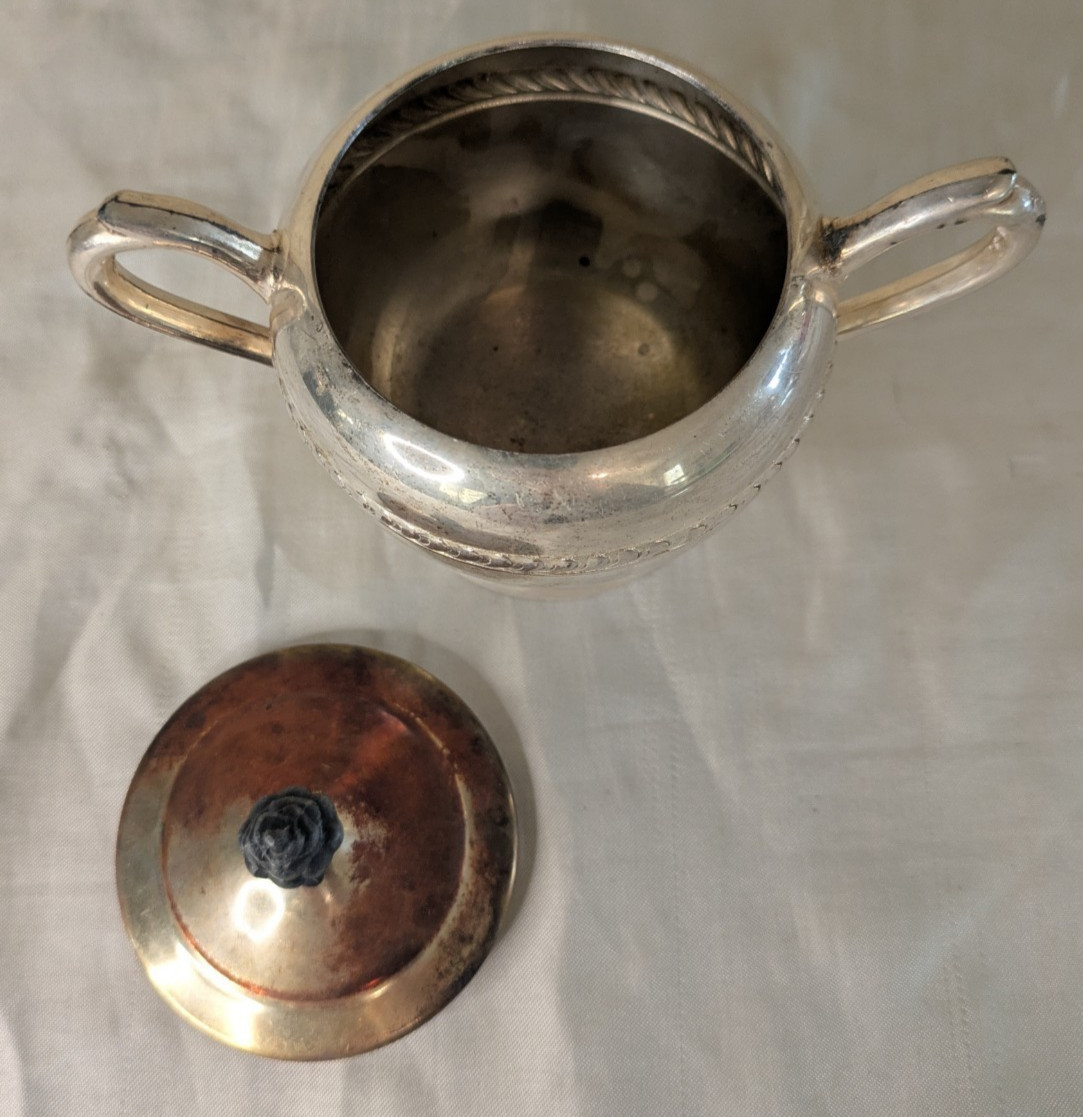 Vintage 5pc Silver Plated Mixed Coffee Tea Service Pieces F.B. Rogers Silver Co