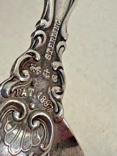 Sterling Silver Gorham Strasbourg Small Ladle 4.75″ Hallmark 1897 Patent “Z”