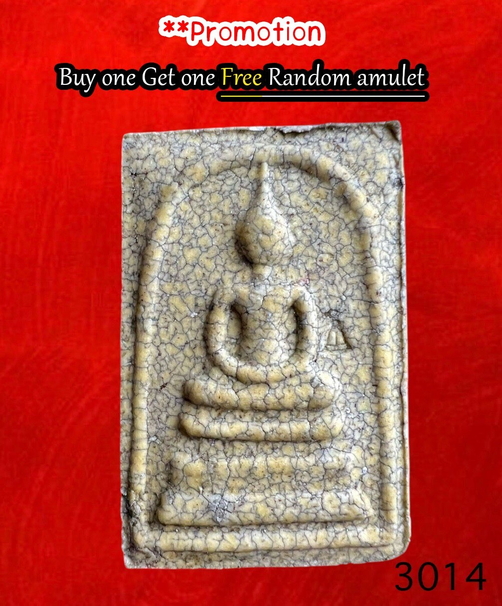 Old Thai Budda AMULET, It’s name is Phra Somdej To , Made 2013 AD, No.3014