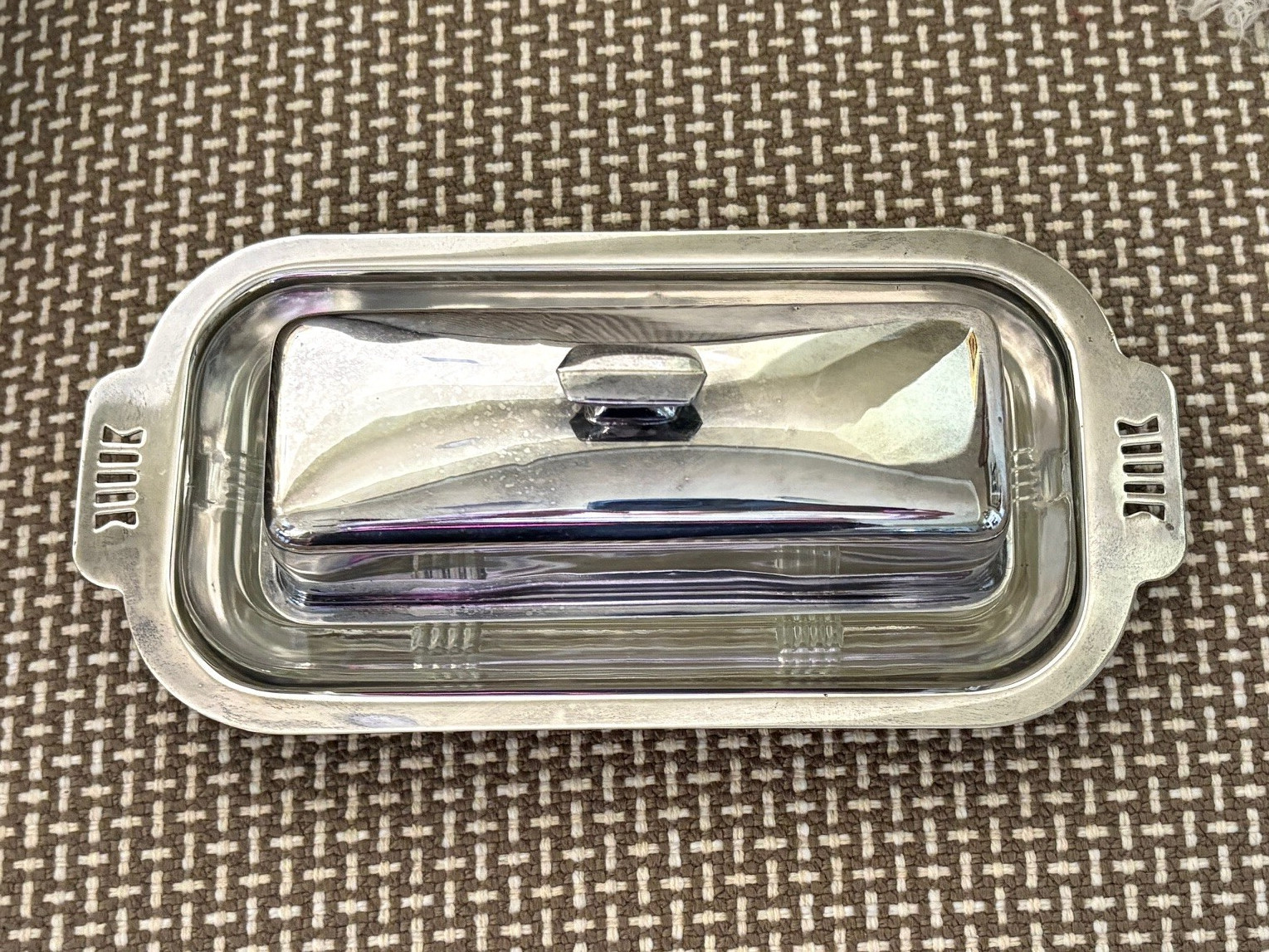 Empire Silver Company 204 Butter Dish with Liner & Lid