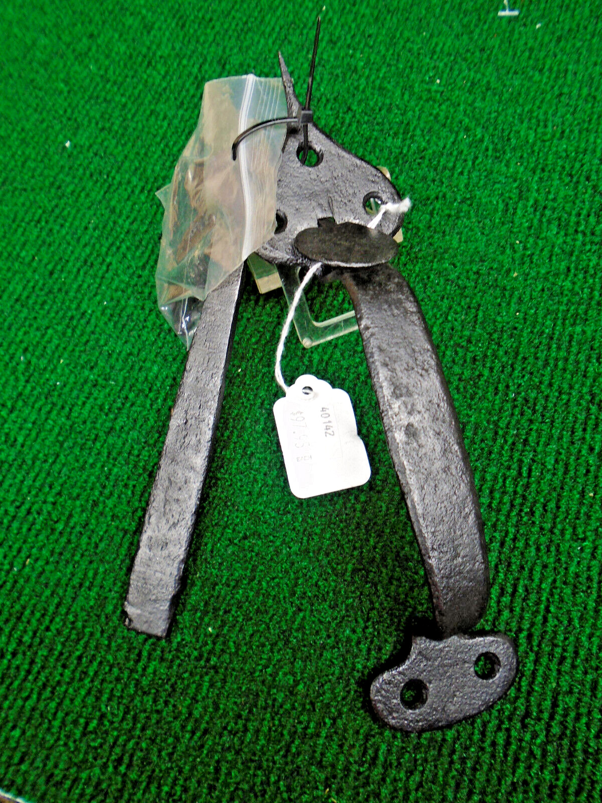 1800’s Wrought Iron Suffolk Ball & Spear Thumb Latch Restored Complete (41142)