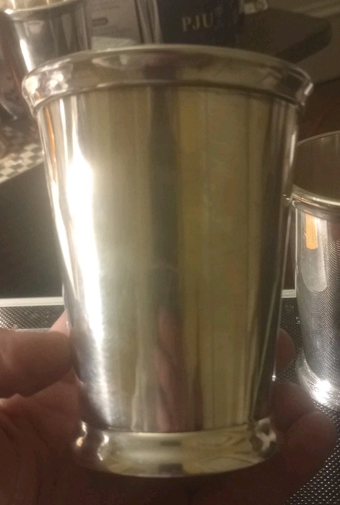60’s Heavy Silver Mint Julep Cup * Int Silver Co, No Etchings, Holds over 10 ozs