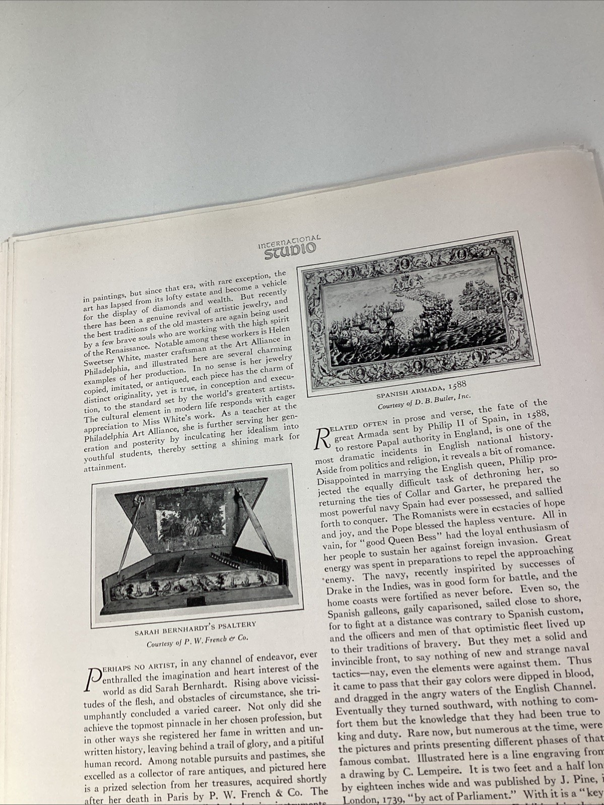 Art Current Events Print Article 1925 Original Rare Antique NYC Lachaise Dolphin
