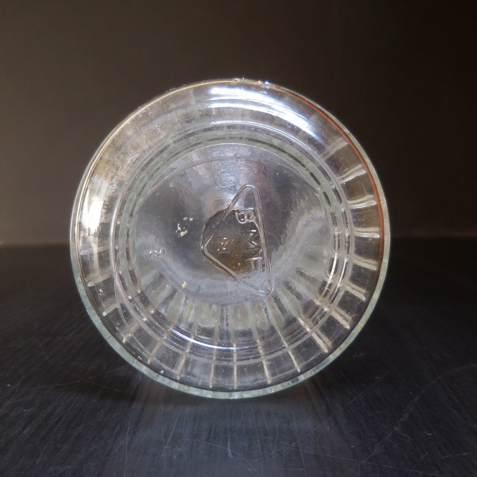 N9346 Powder Shaker BMF STAINLESS GLASS Metal Art Deco Table France