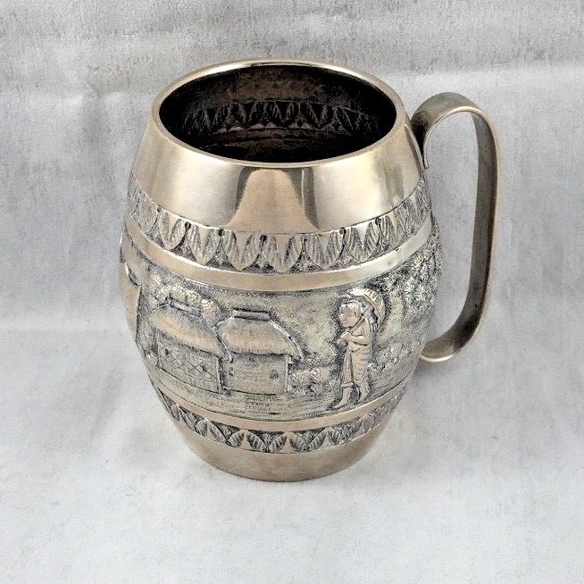 Calcutta Figural Cup-India Sterling Silver – 3 1/2