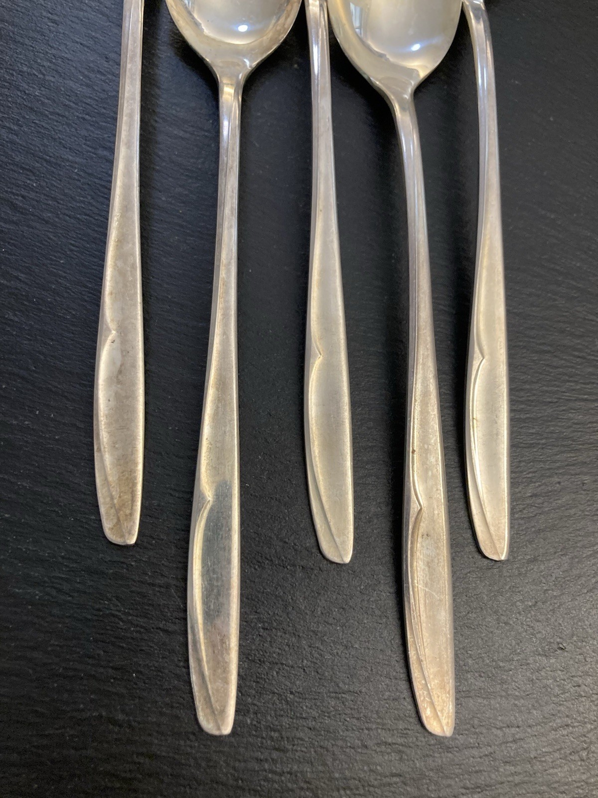 Supreme Silver Plate International CONCEPT 5 Iced Teaspoons SHIPS FREE