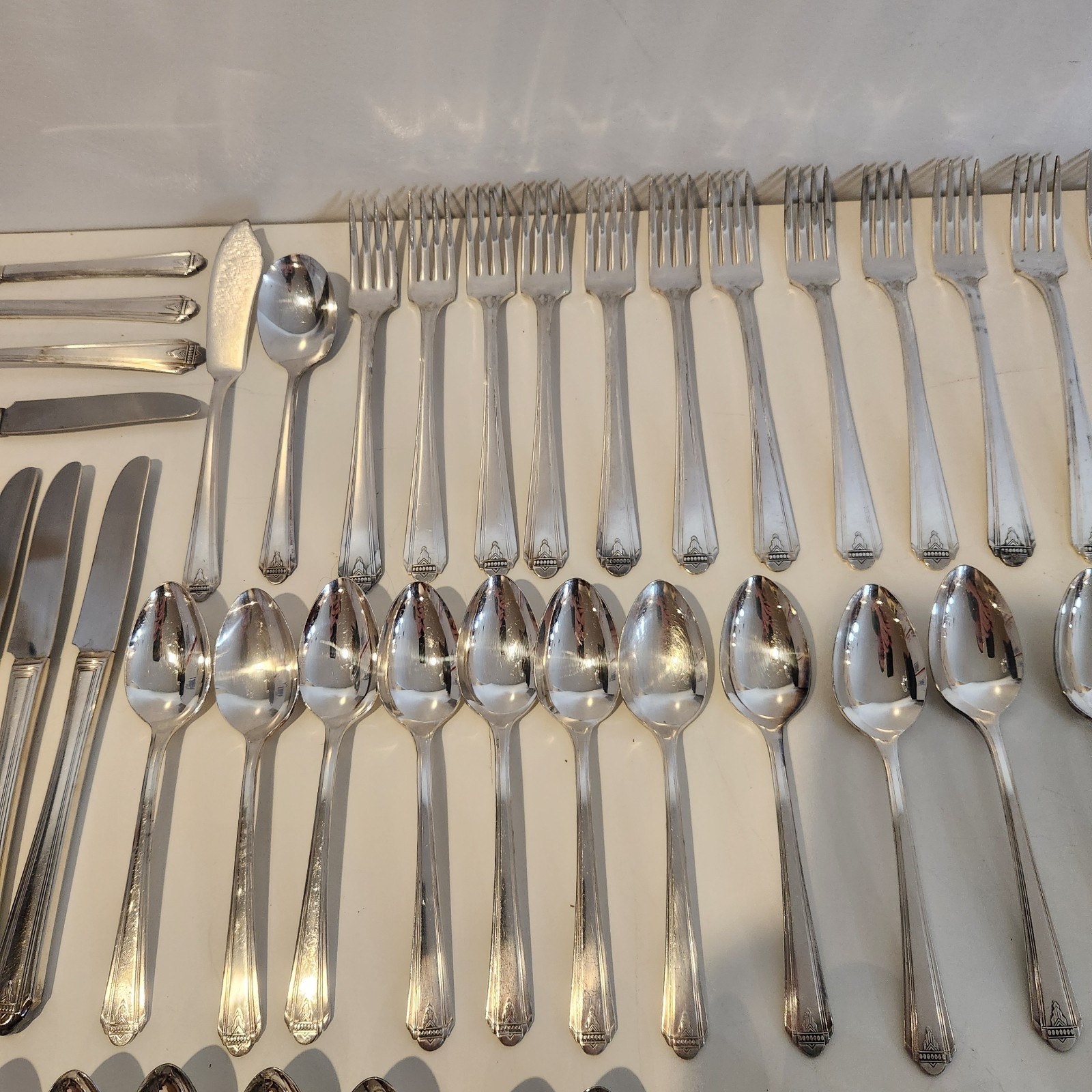 Oneida Community Barbara / Glamour Set Plate NO MONO Silverplated Flatware Lot