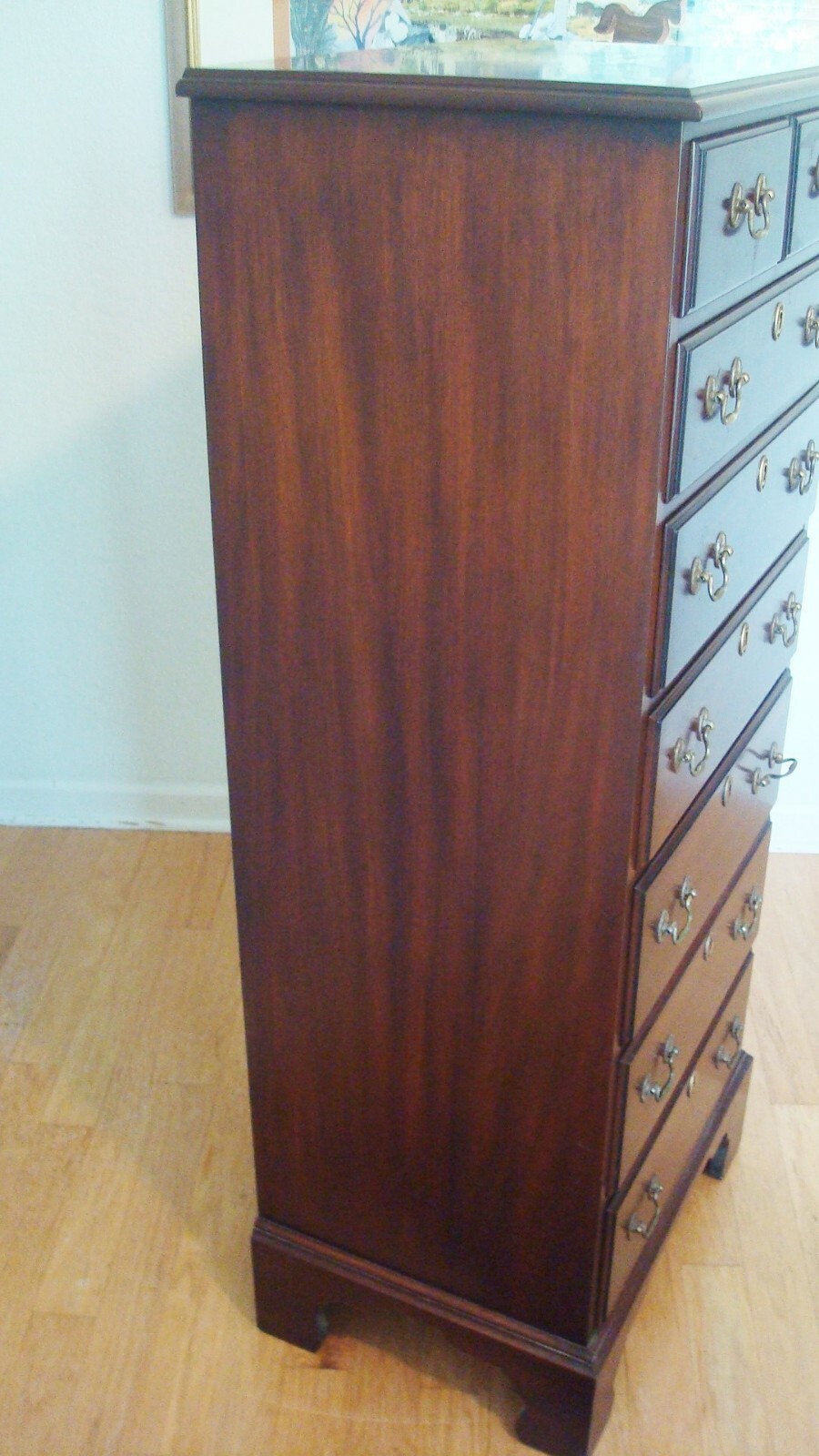 Henkel Harris Genuine Mahogany Princess Anne Lingerie Chest Semainier
