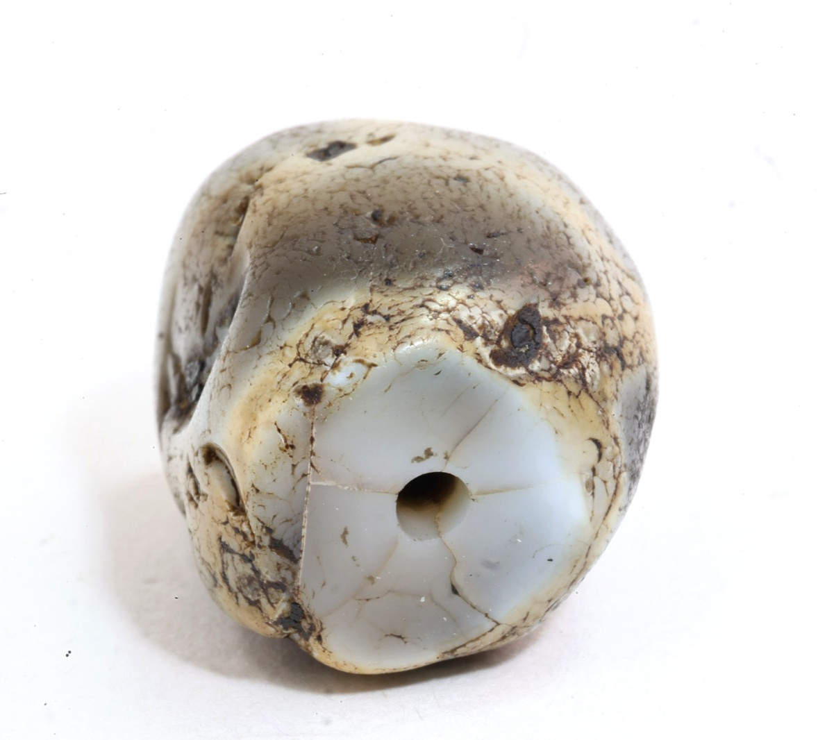 Extremely Rare 500 BCE Tibetan Longevity Dzi Bead | Ancient Totem Amulet