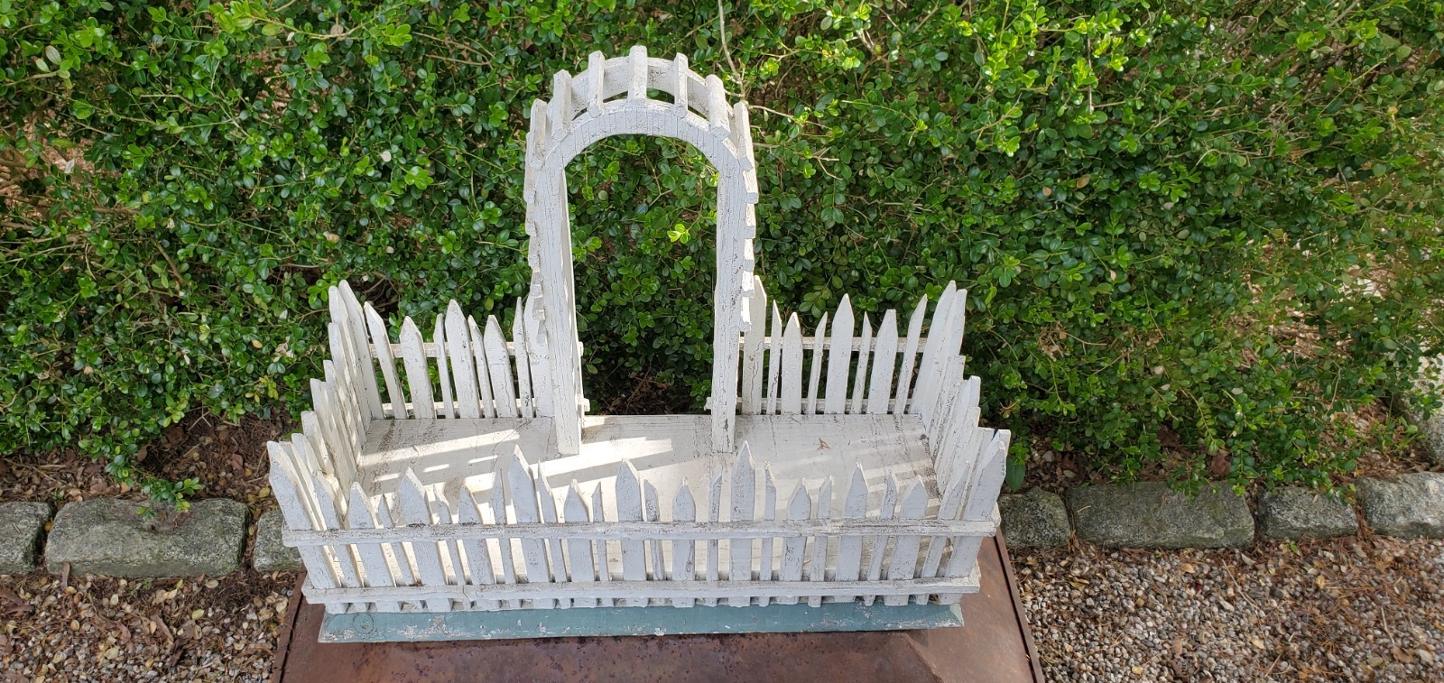 Window Box Flower Planter Picket Fence Arbor Garden Architecture Country Kitchen