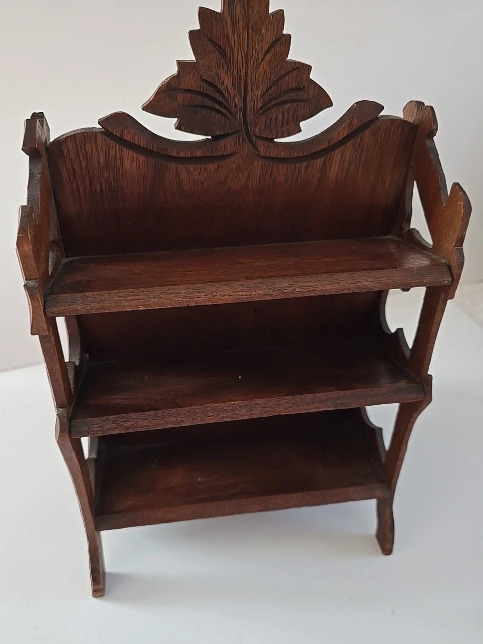 Victorian DESK CADDY Stereo Viewer Card Letter Holder Walnut 12x8x7″