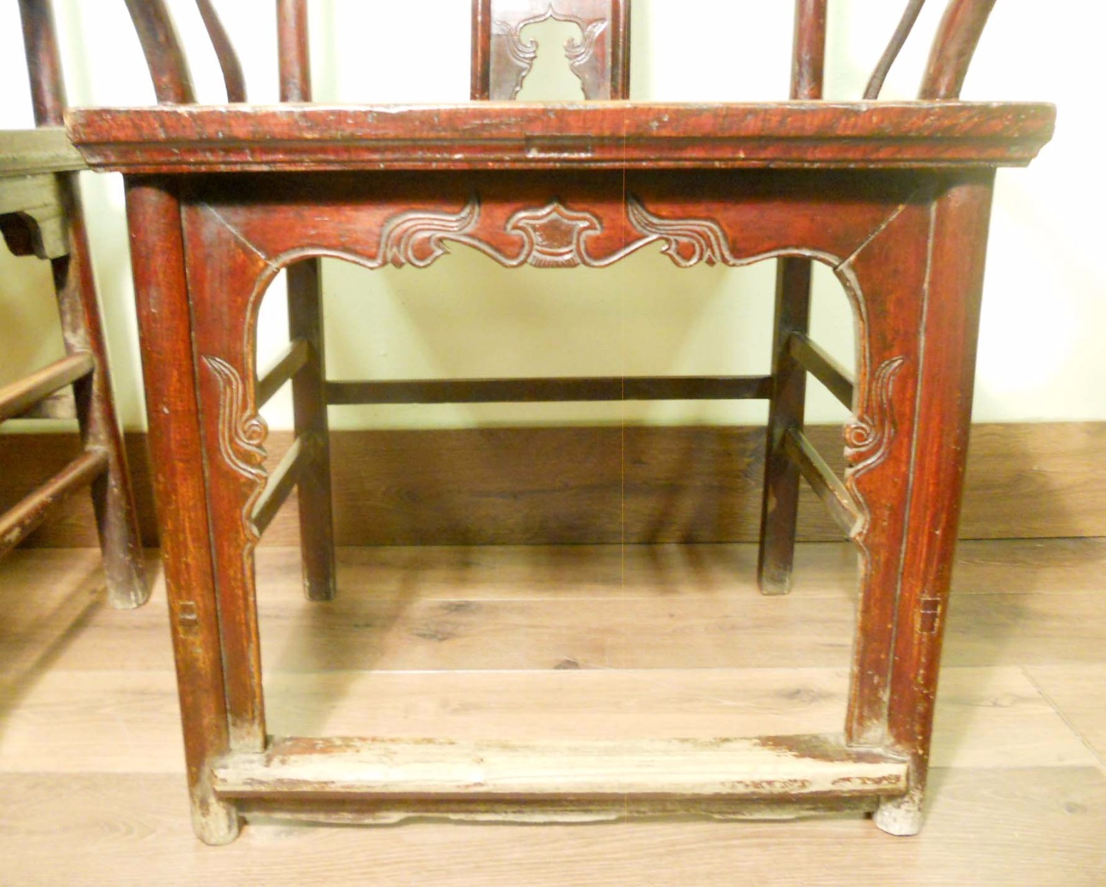 Antique Chinese High Back Arm Chairs (5792) (Pair), Circa 1800-1849