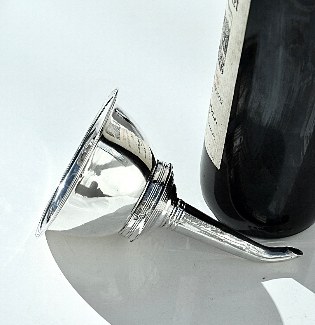 Solid Silver George lll Wine Funnel By Peter, Ann & William Bateman London, 1803