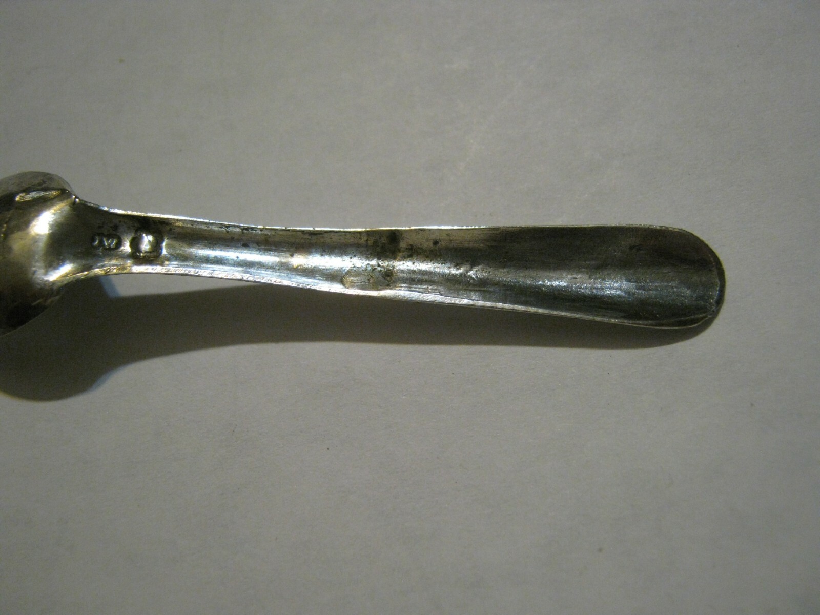 Austria-Hungary c. 1900 Budapest 800 Silver Mini 2 7/8″ Spoon JW Joseph Wagner