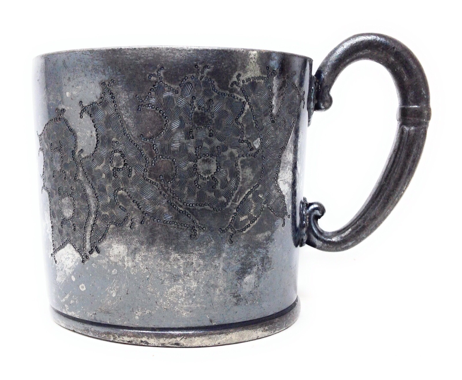 Antique Barbour Bros. Co. 222 Baby Cup Quadruple Silver Plate