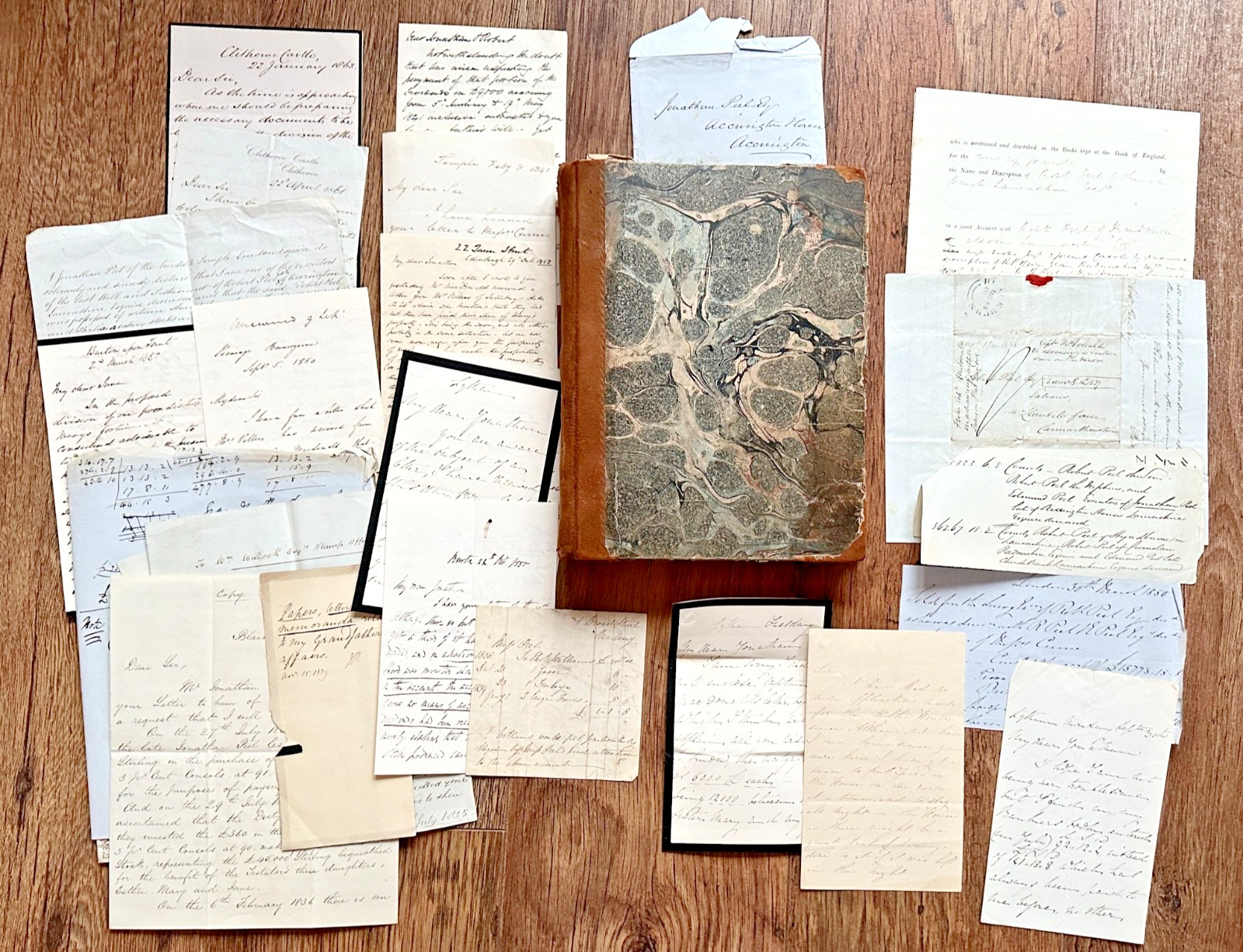 1815-35 Peel Family of Accrington House Lancashire – Georgian Manuscript Ledger
