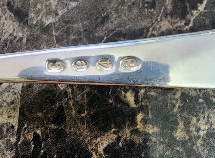 VINTAGE GEORGIAN PATTERN GARRITY SILVERPLATED SPORK/ FORK G 48 🥗🥘