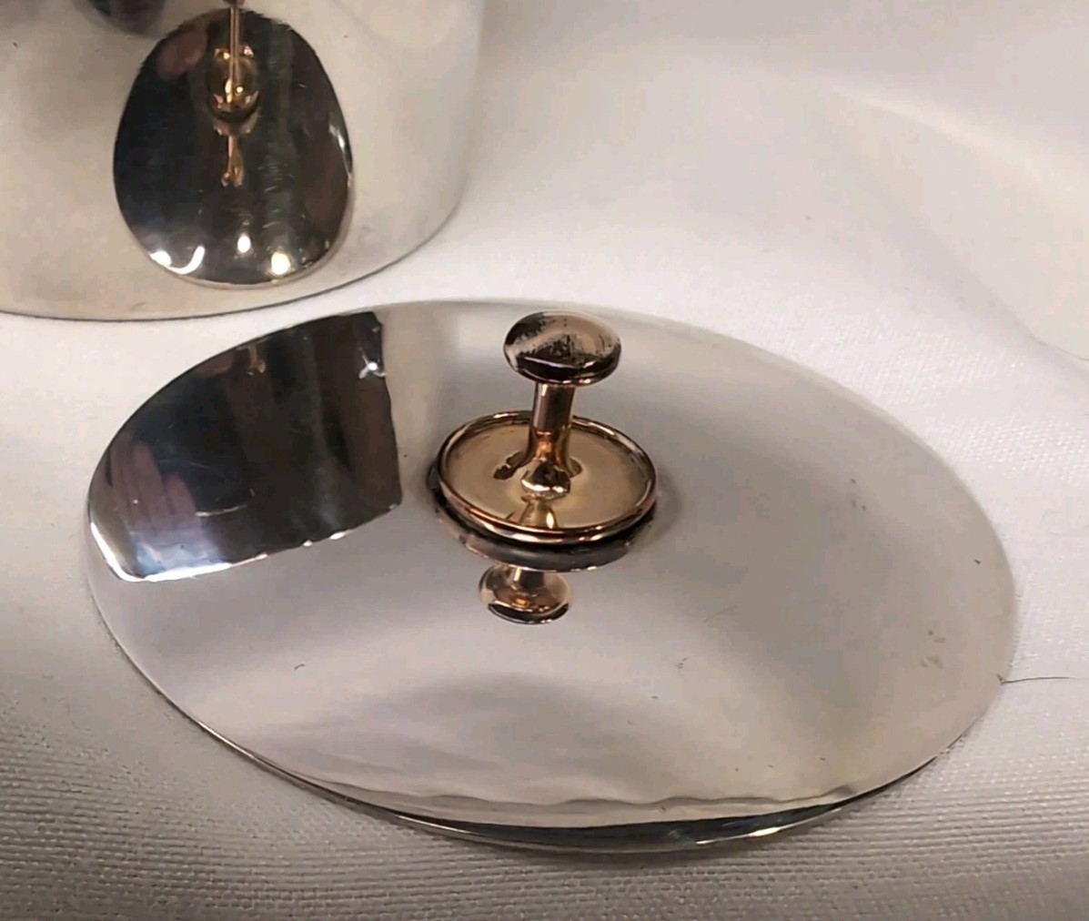 1920’s Sterling Silver Cufflink & Button Trinket Box by Thomae & Son (Cartier)