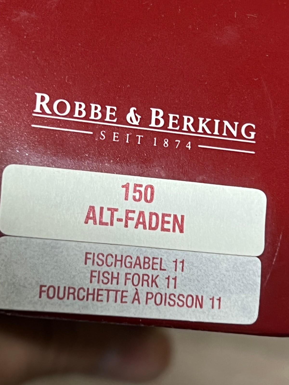 LUXURY Fish Serving Set Robbe & Berking 150 – 26 items