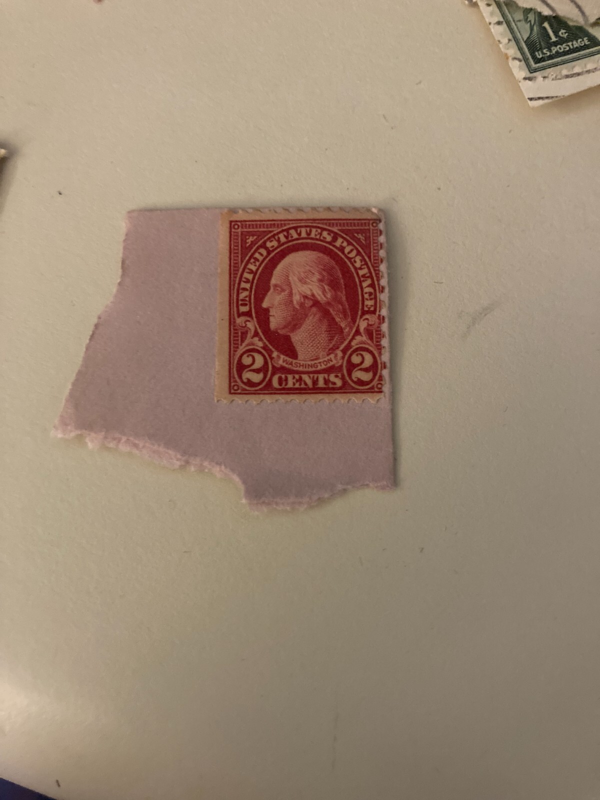 1923 George Washington 2 Cent Stamp Red (Very Rare)
