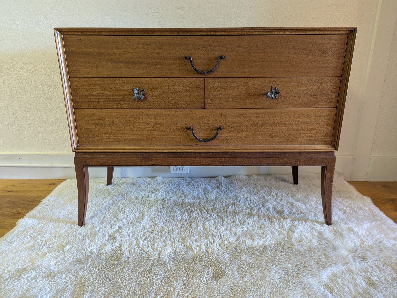 🤩 Tommi Parzinger 🔥 Charak Vintage MCM ❤️ Mahagony Dresser Chest Sideboard 😲