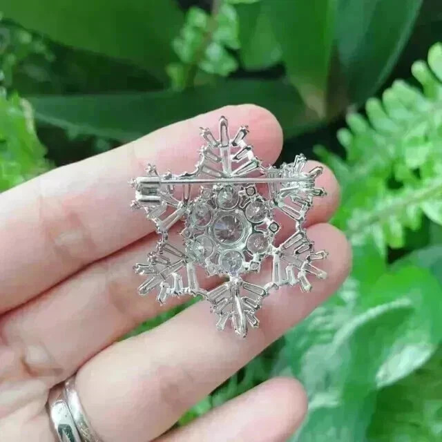 3.00Ct Round Lab Created Diamond Pretty Women’s Brooch Pin 14k White Gold Plated