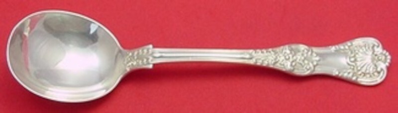English King by Tiffany and Co Sterling Silver Cream Soup Spoon 6 5/8″ Heirloom