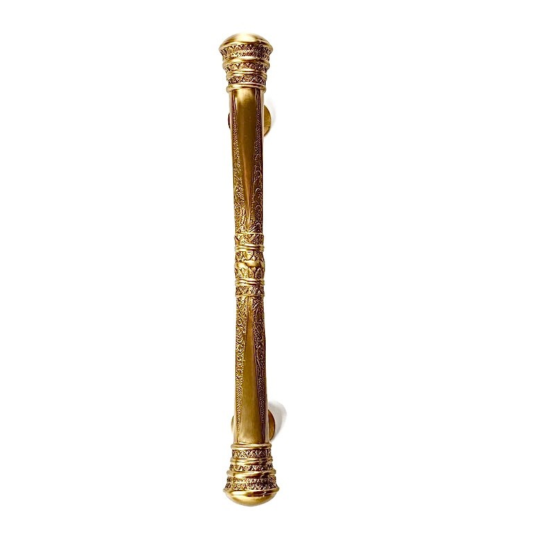 19″ Engraved Solid Brass D‑Pull — 50cm Etched Design Heavy Door/Grab Handle GRAB