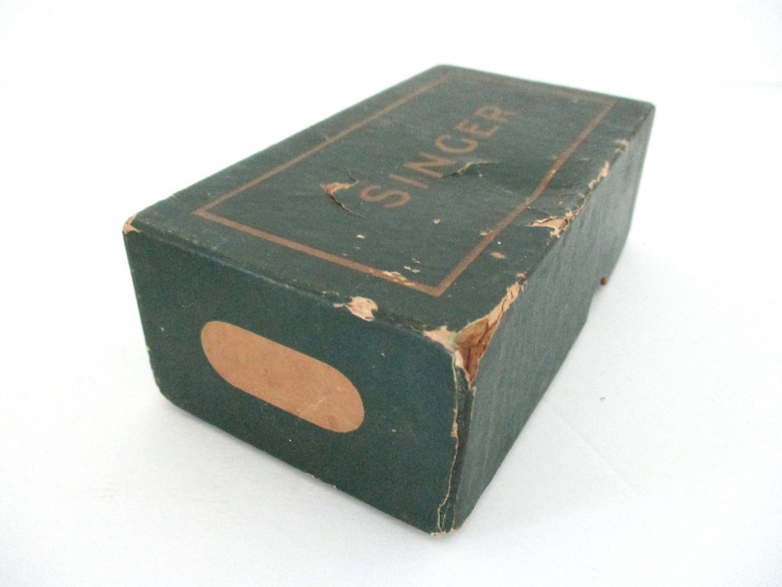 Antique, 9 pc., SINGER, SEWING ATTACHMENTS, in Box