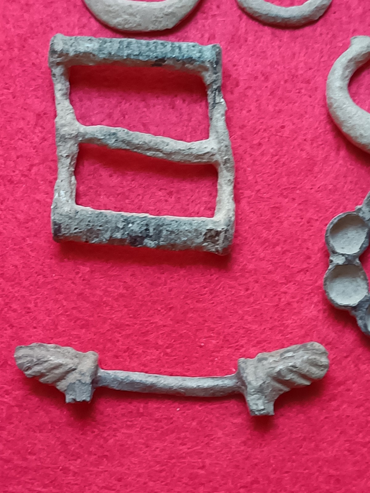 Authentic Medieval Buckles & Artifacts Lot – Original Antique Metal Finds..