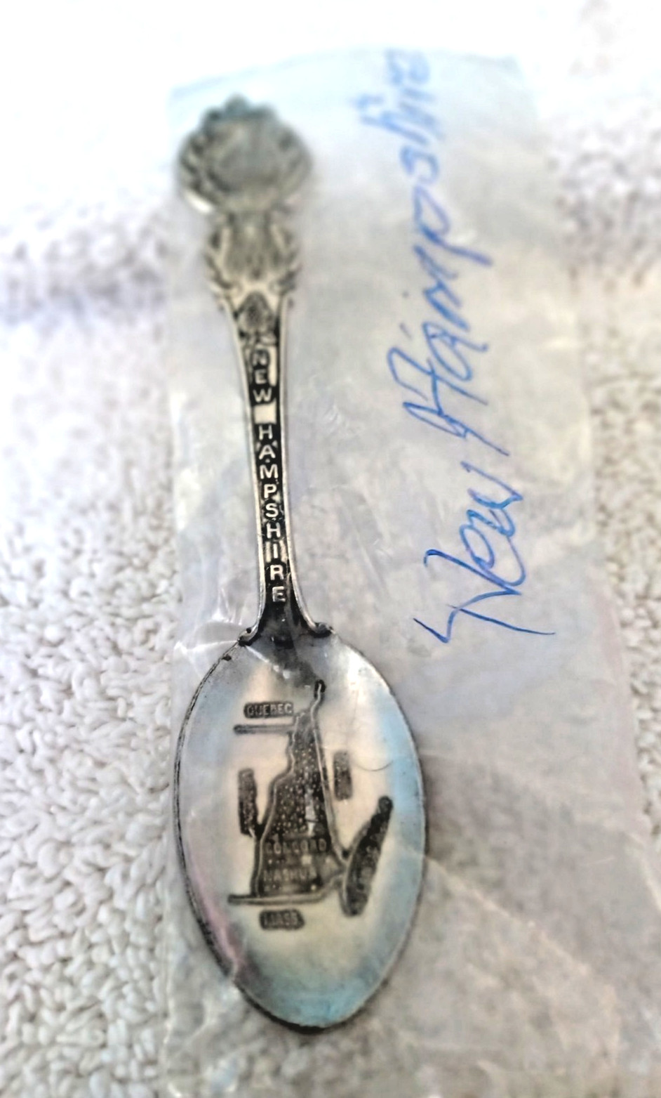 Vintage American Collectors Spoon Heritage New Hampshire 1788 Free Shipping!